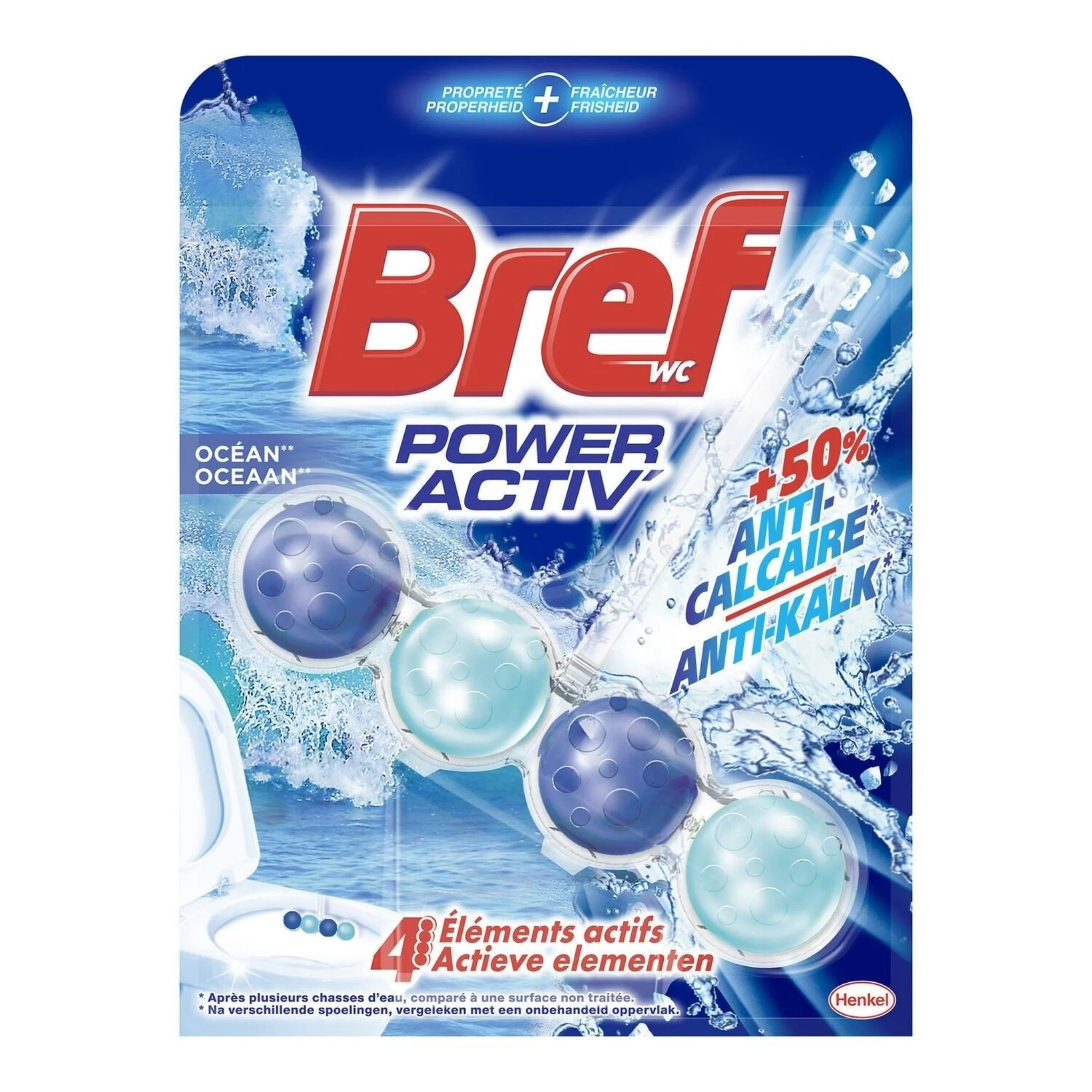 BREF Bloc Wc Power Activ' Ocean 50g -J11