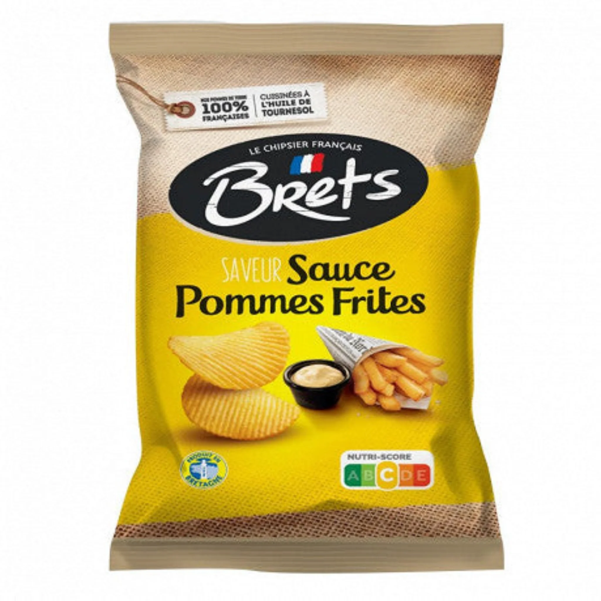 BRET'S Chips sauce pommes frites 125g -CH