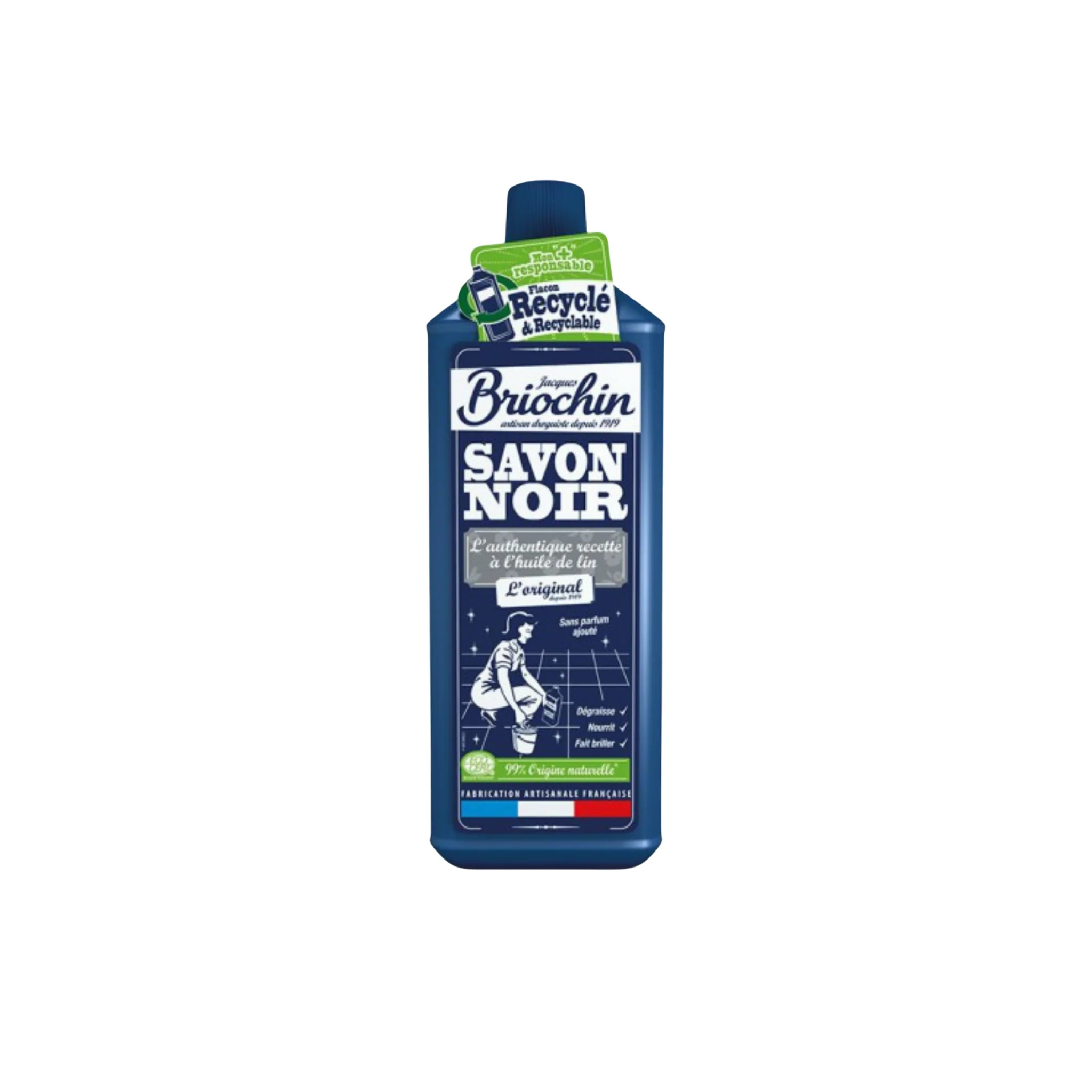 BRIOCHIN Nettoyant ménager savon noir liquide 1L -K22