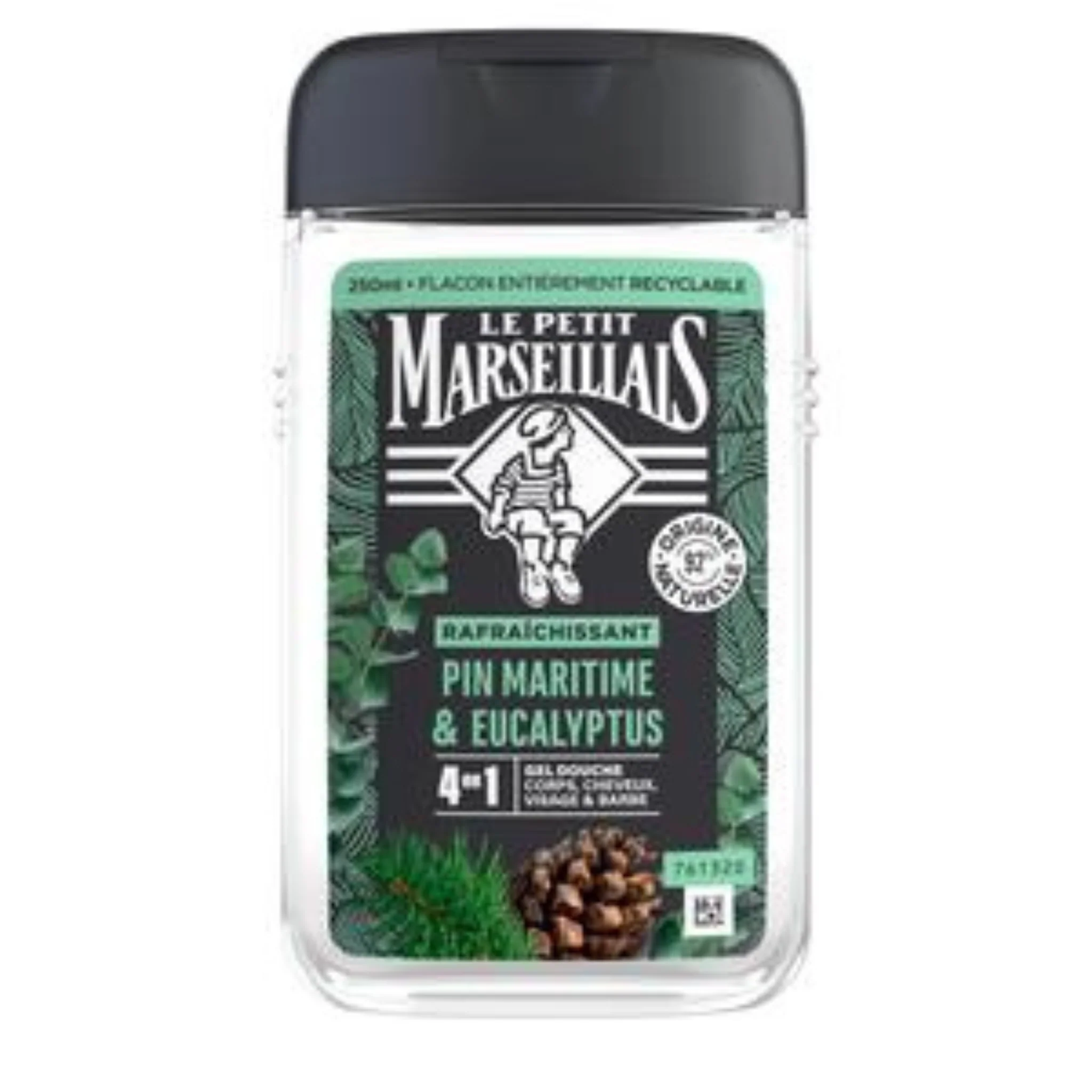 LE PETIT MARSEILLAIS Gel Douche Homme Pin Maritime & Eucalyptus 250ml -J121