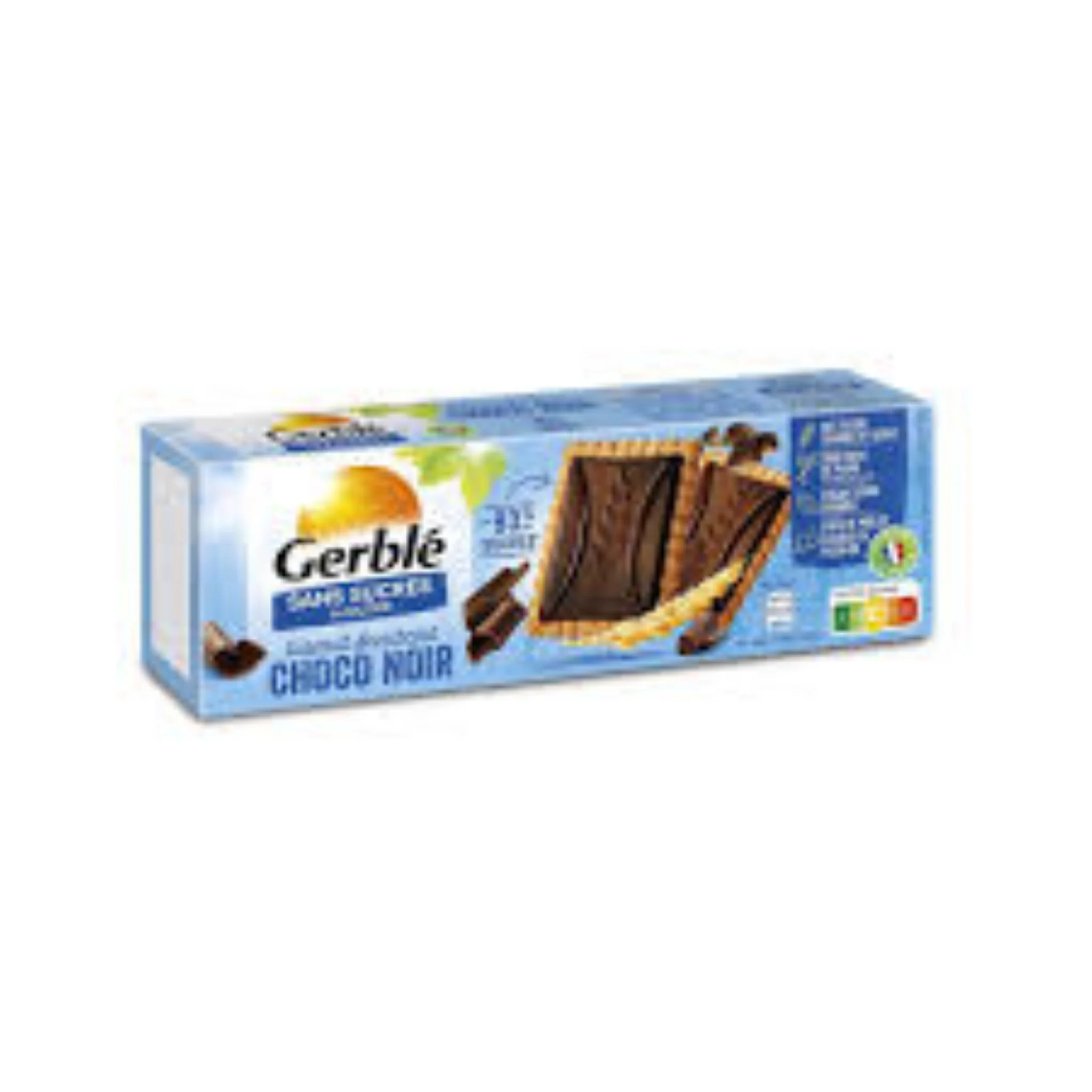 GERBLÉ CHOCO NOIR FONDANT Sans Sucres ajoutés 126g -D91