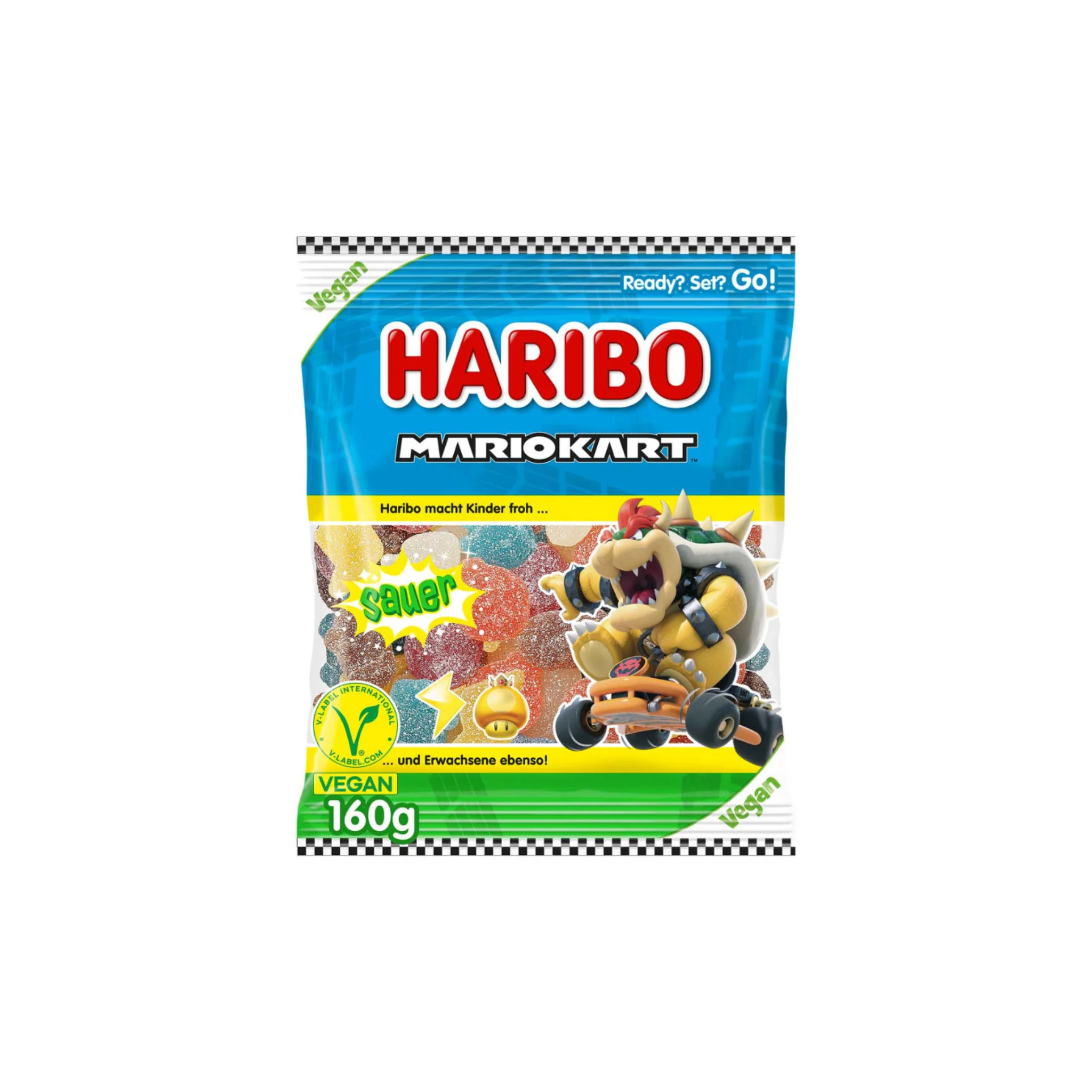 HARIBO Mario Kart Veggie 160g (Origine Allemagne) -B81