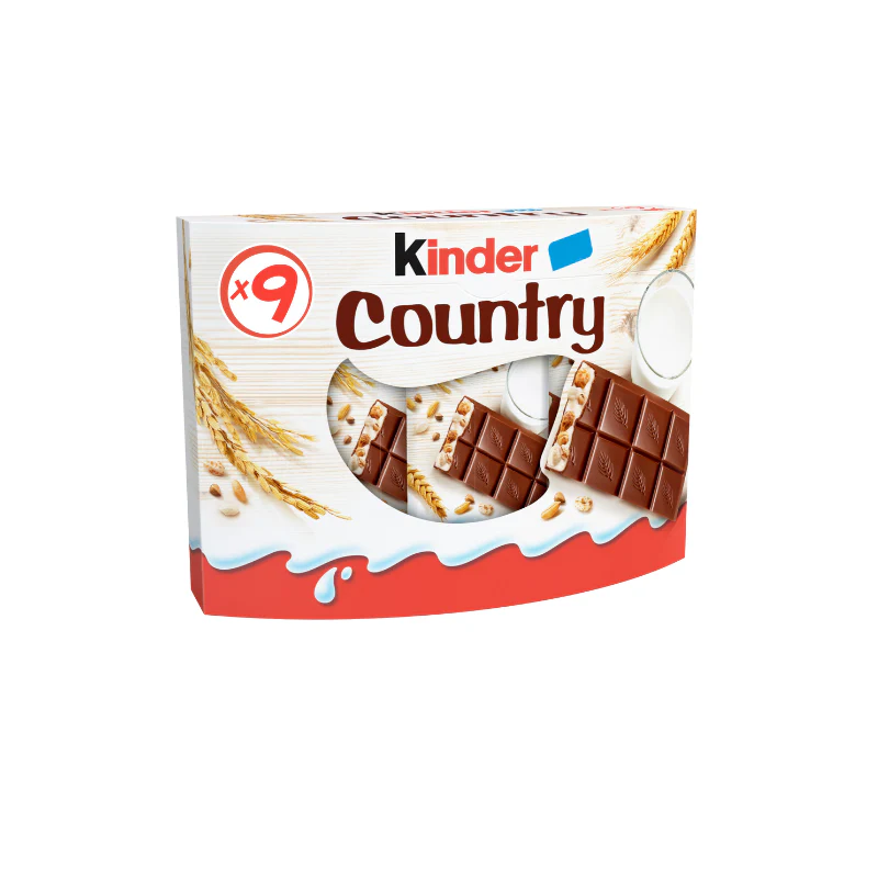 KINDER country 9 barres 211,5g -M42