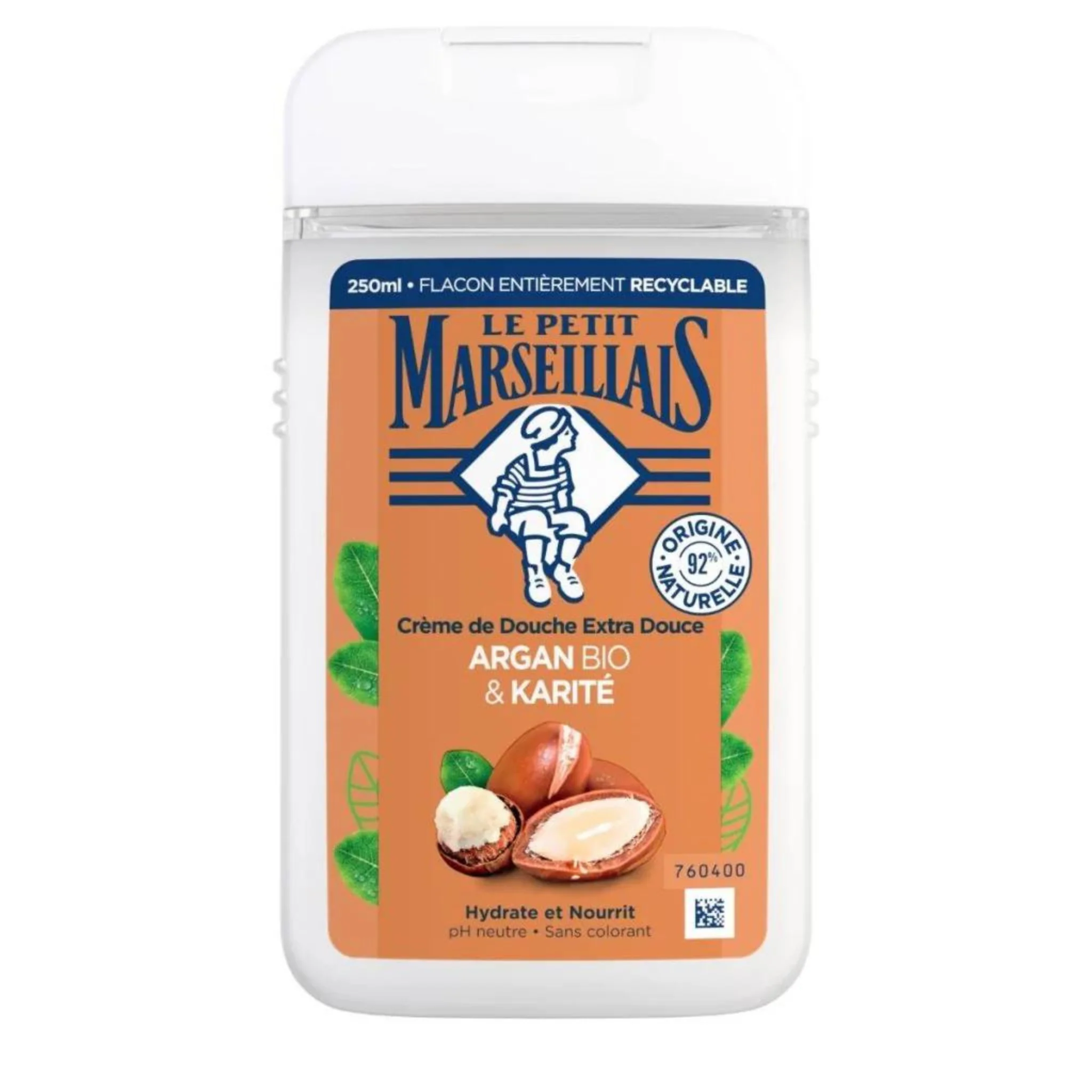 LE PETIT MARSEILLAIS Crème de Douche Extra Douce Argan BIO & Karité 250ml -J114
