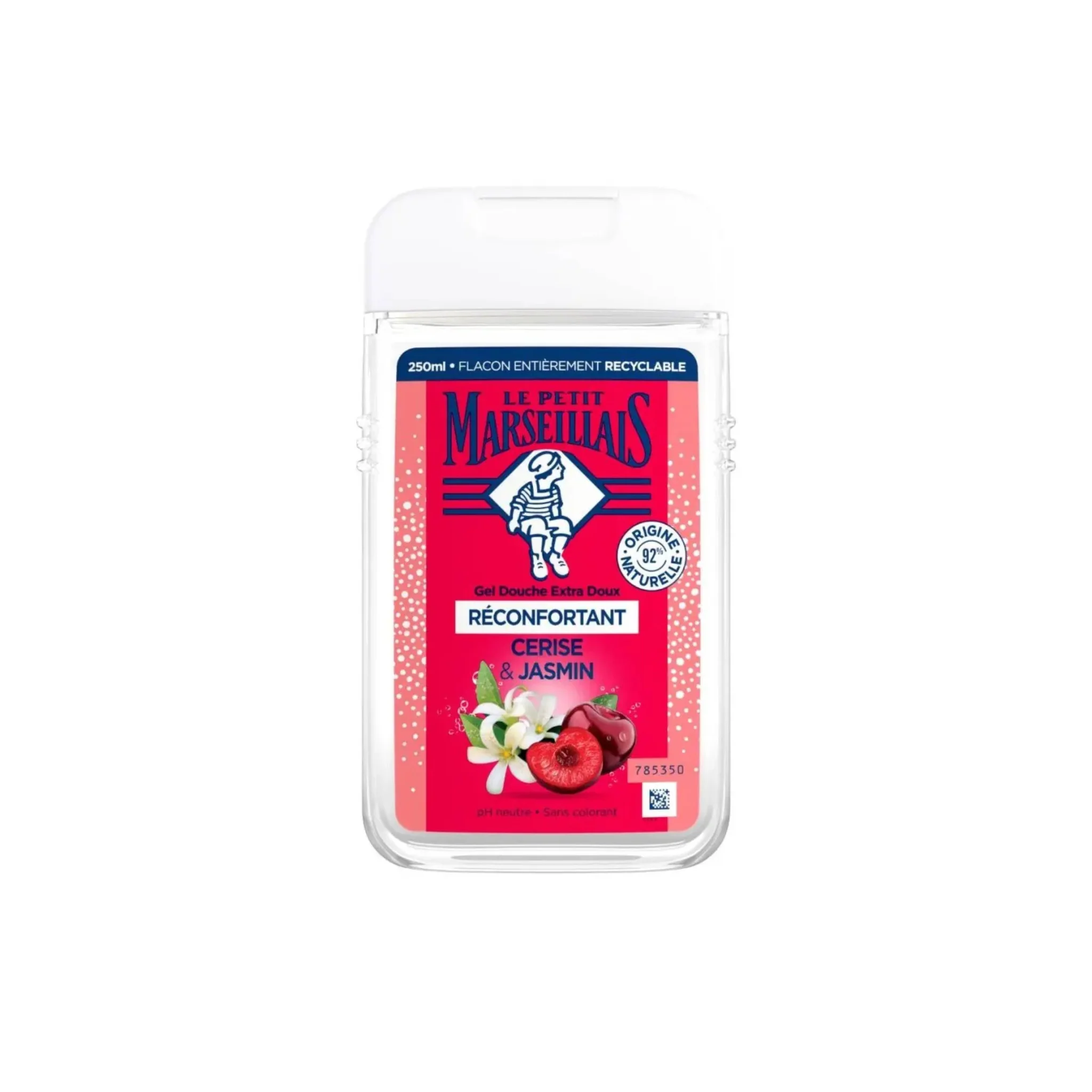 LE PETIT MARSEILLAIS Gel Douche texture crème Extra Doux Cerise & Jasmin 250ml -J94