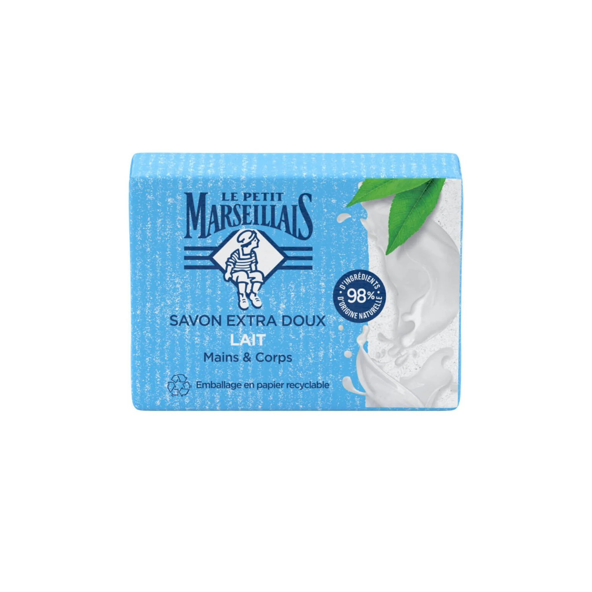 LE PETIT MARSEILLAIS Savon Mains Et Corps Extra Doux Lait 200g -N12