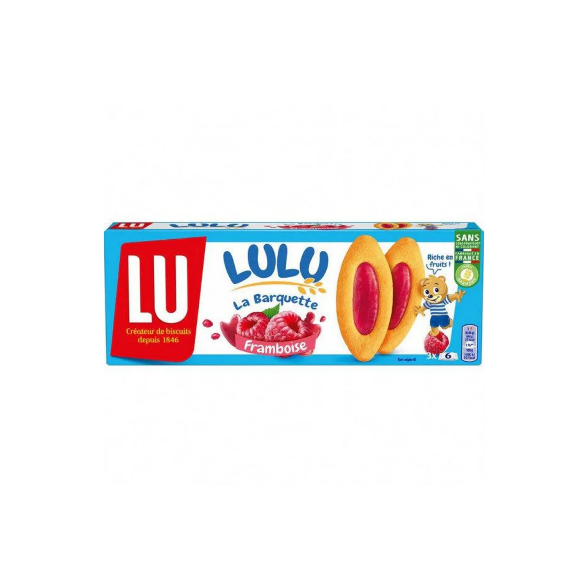 LU Barquette Framboise 120g -M42