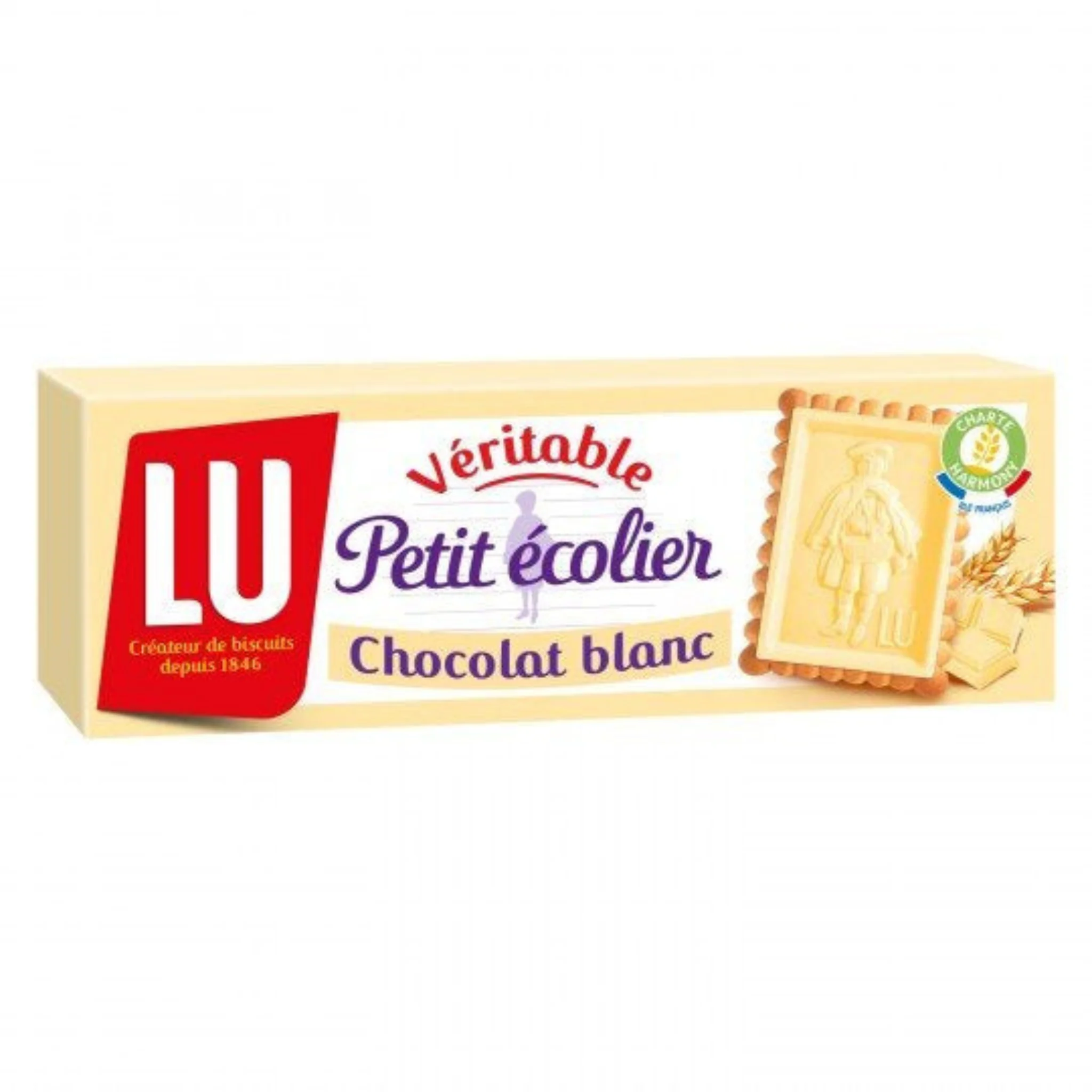LU Petit Ecolier Chocolat blanc 150g -A32