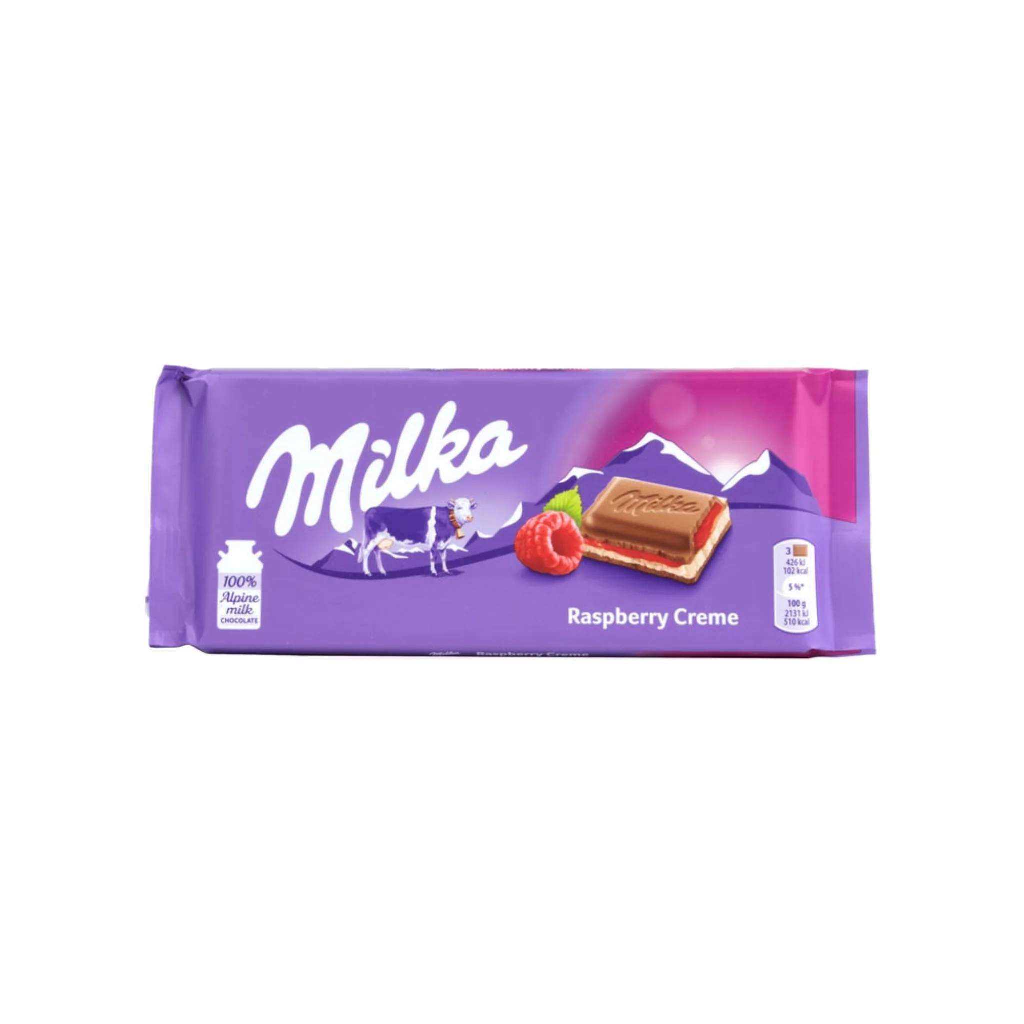 MILKA Tablette Crème de Framboise 100g -B41