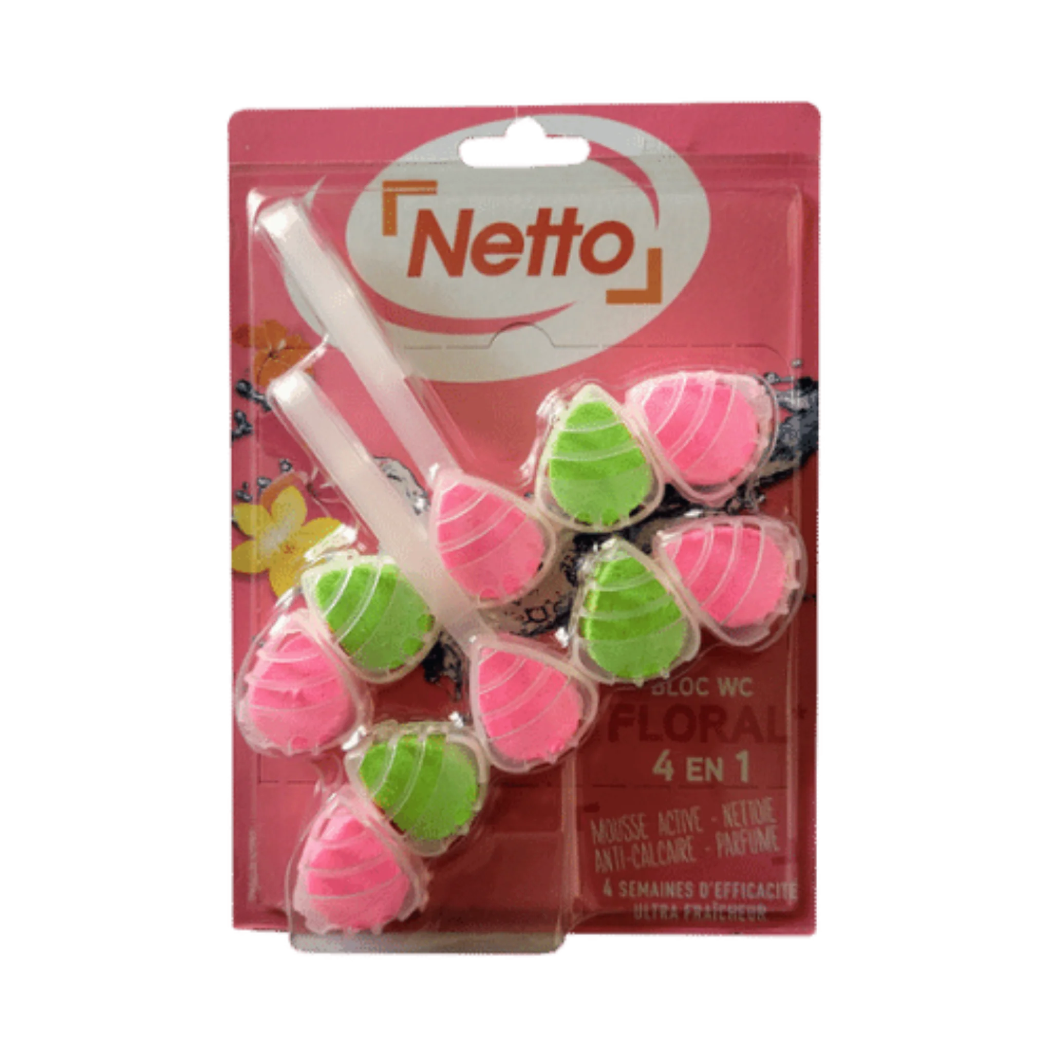 NETTO Bloc WC 4en1 floral x2 110g -Z22