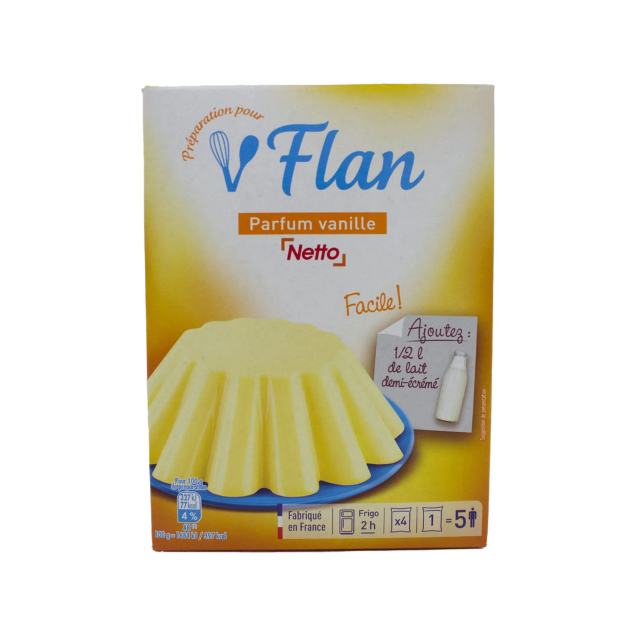 NETTO Flan vanille 192g -E82