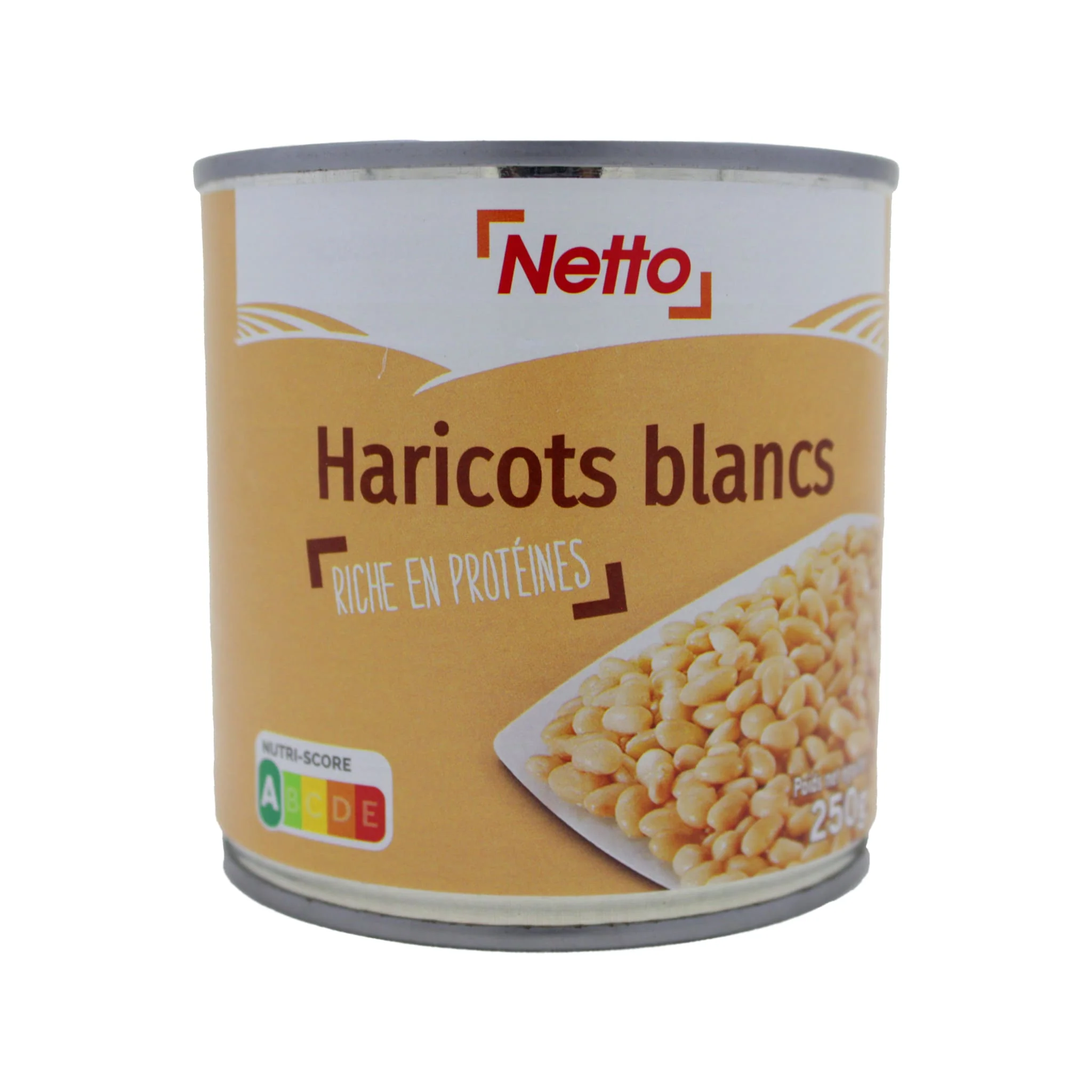 NETTO Haricots Blanc Prep1/2 265g -I51