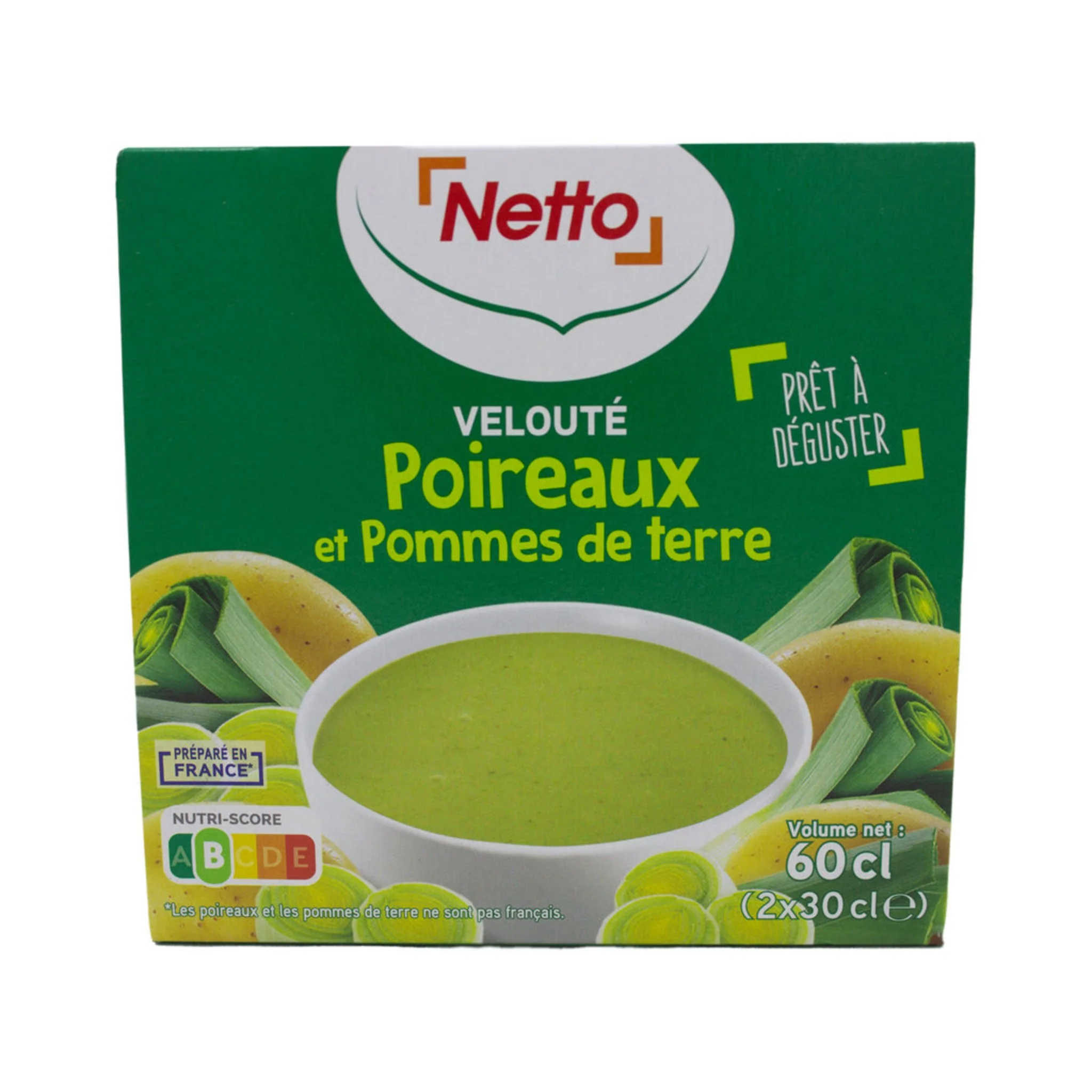 NETTO Velouté poireaux / Pommes de terres 2x30cl -G13