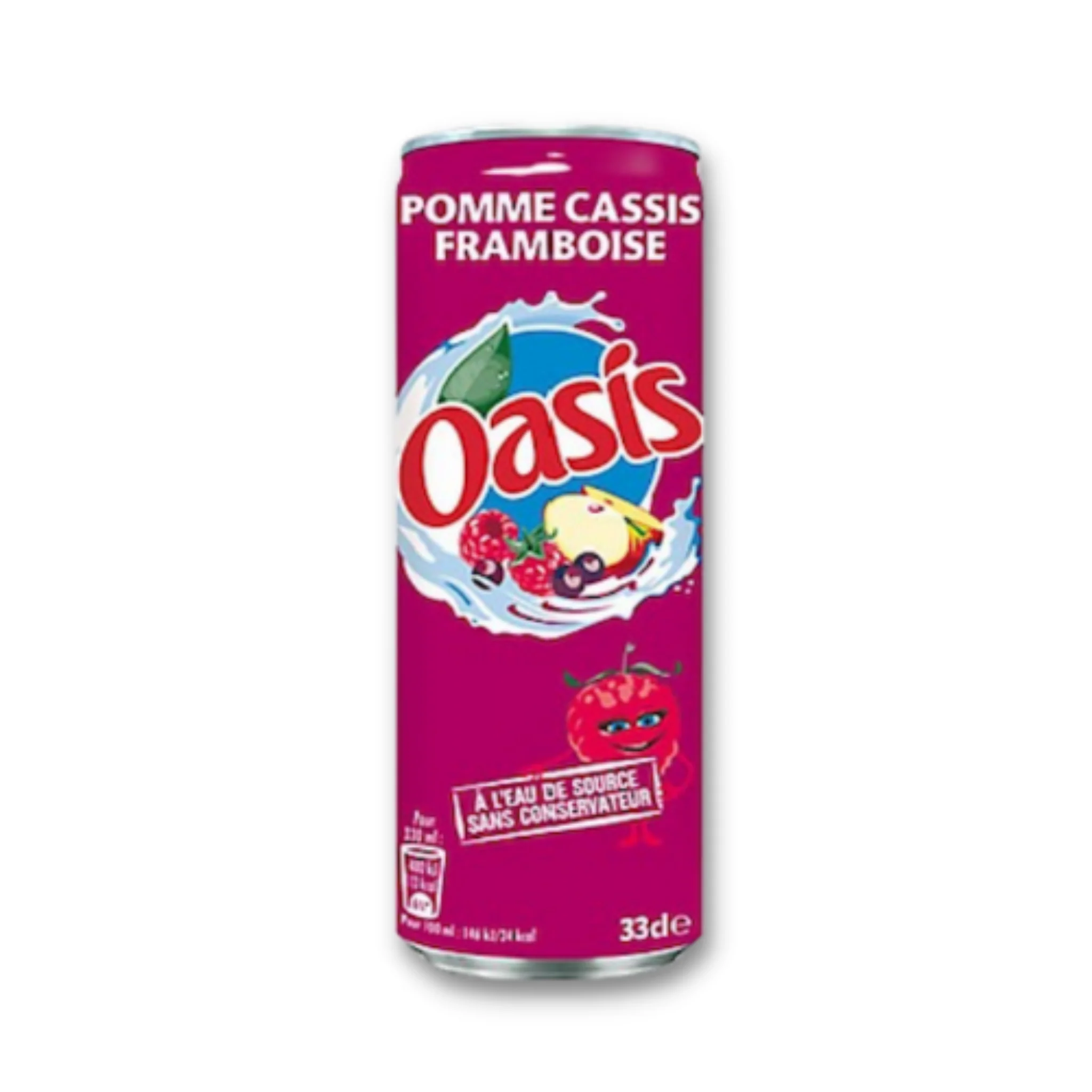 OASIS PommeCassis Framboise 33cl -C52