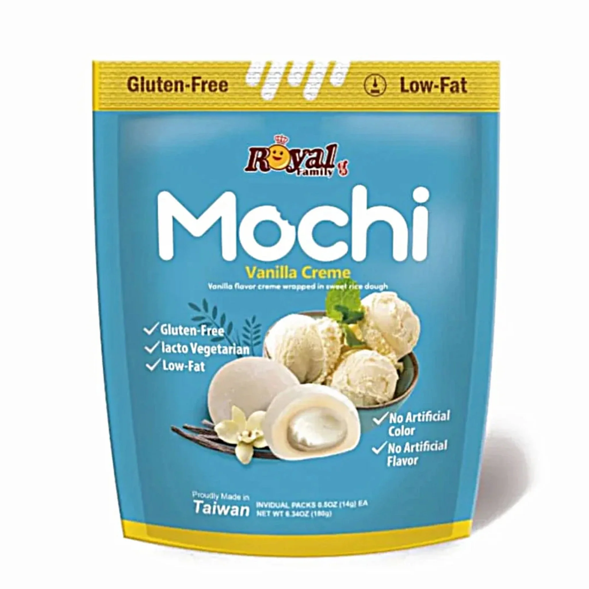 ROYAL FAMILY Vanilla Creme Mochi 180g -A13
