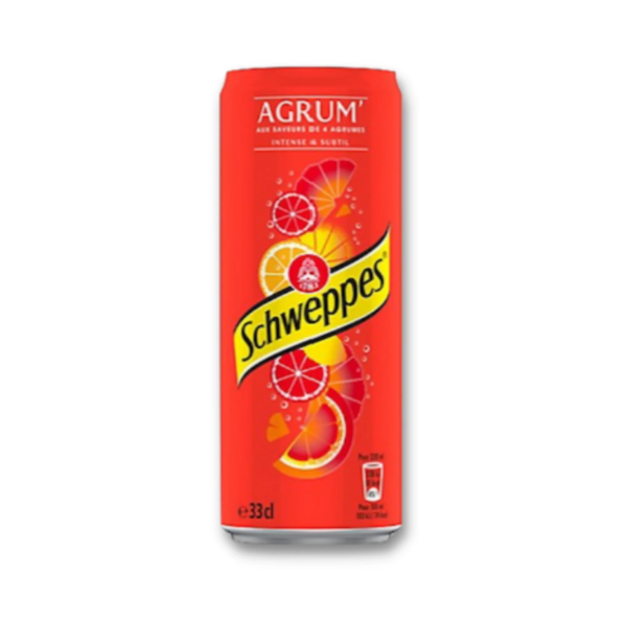 SCHWEPPES Agrumes  33 cl (Origine France) -D73