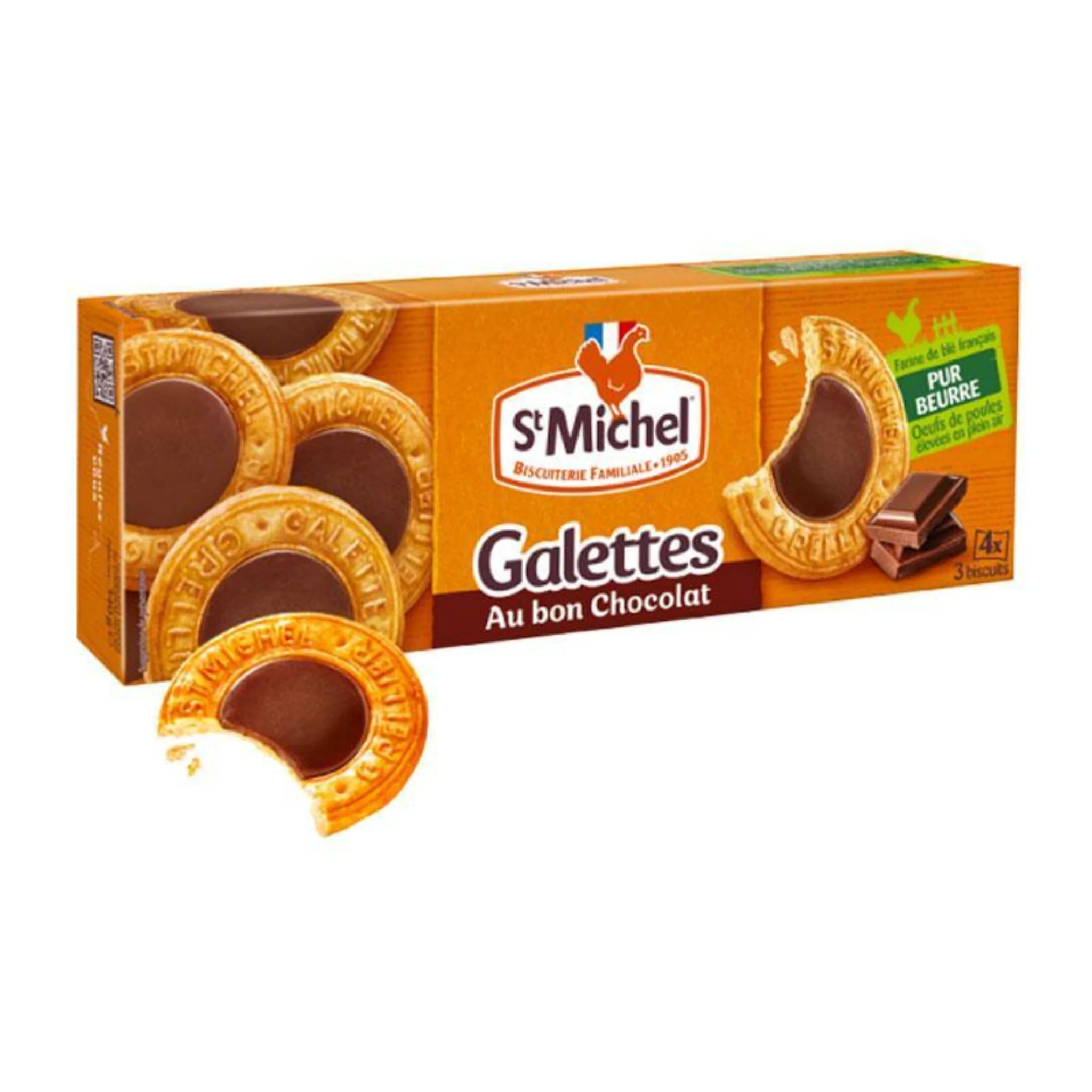 SAINTMICHEL Galette Au Bon Chocolat 121g -A161