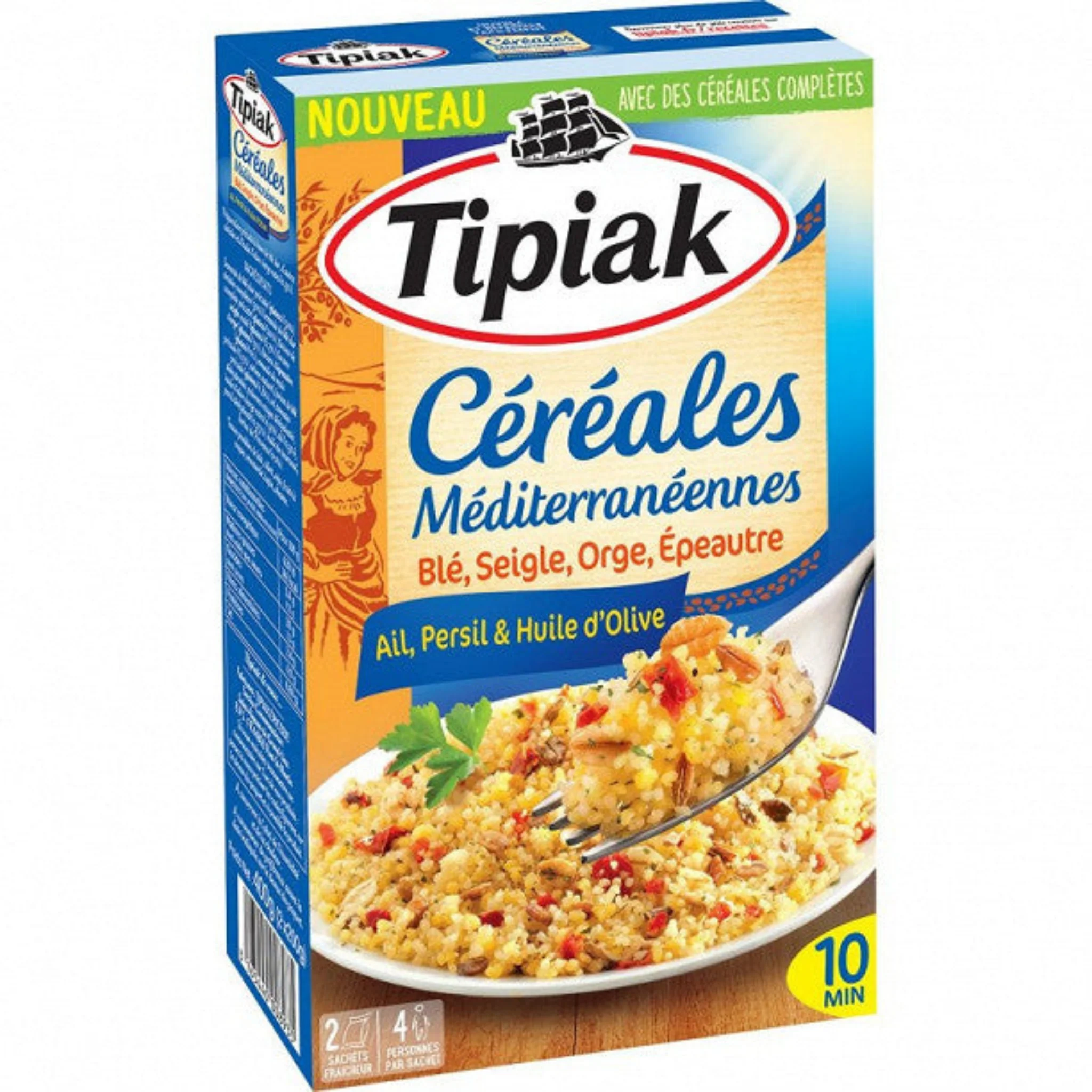 TIPIAK Céréales méditerranéennes 2x200g -G123