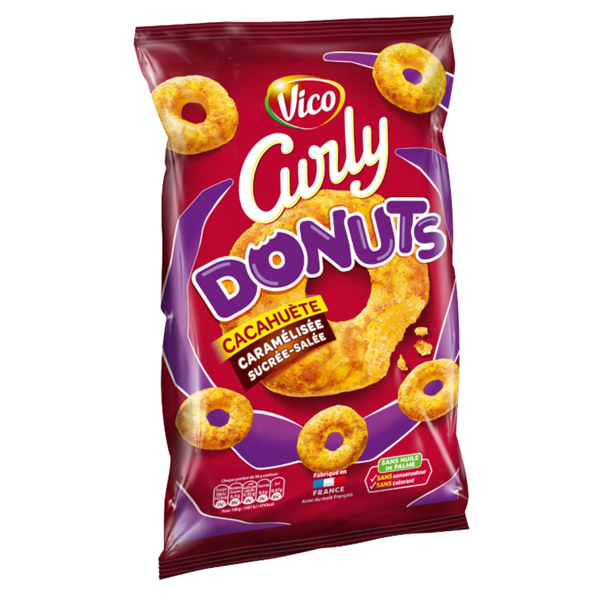 VICO Curly Donuts cacahuètes 100g -CH